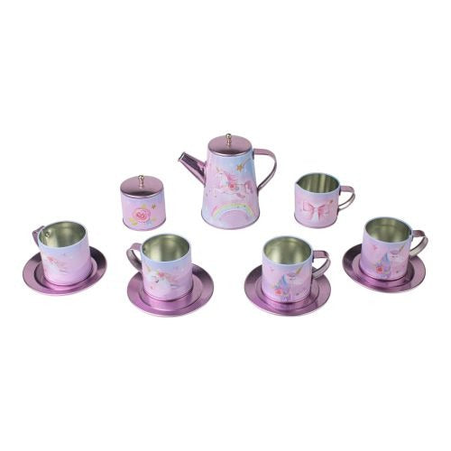 Unicorn 13pc Tin Tea Set BF