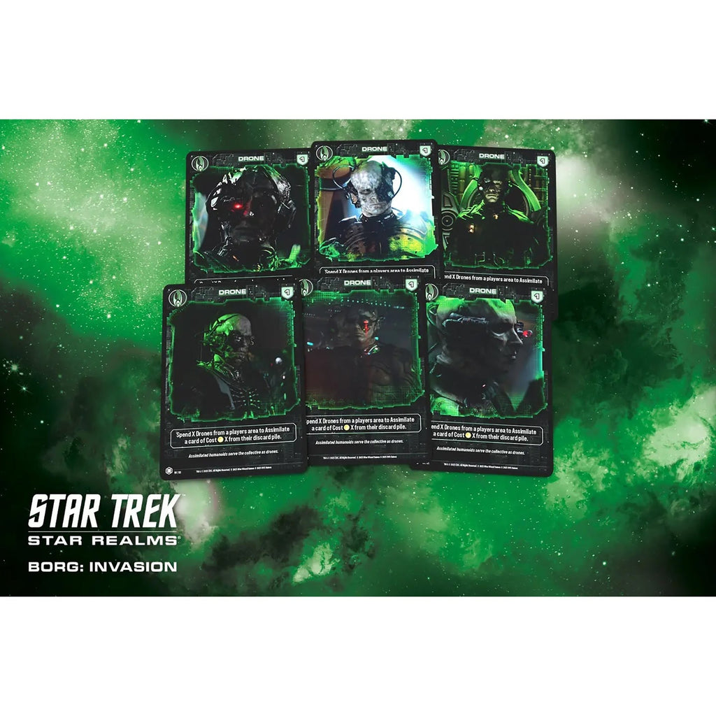 Star Trek: Star Realms Borg Invasion Expansion Deck Building Card Game