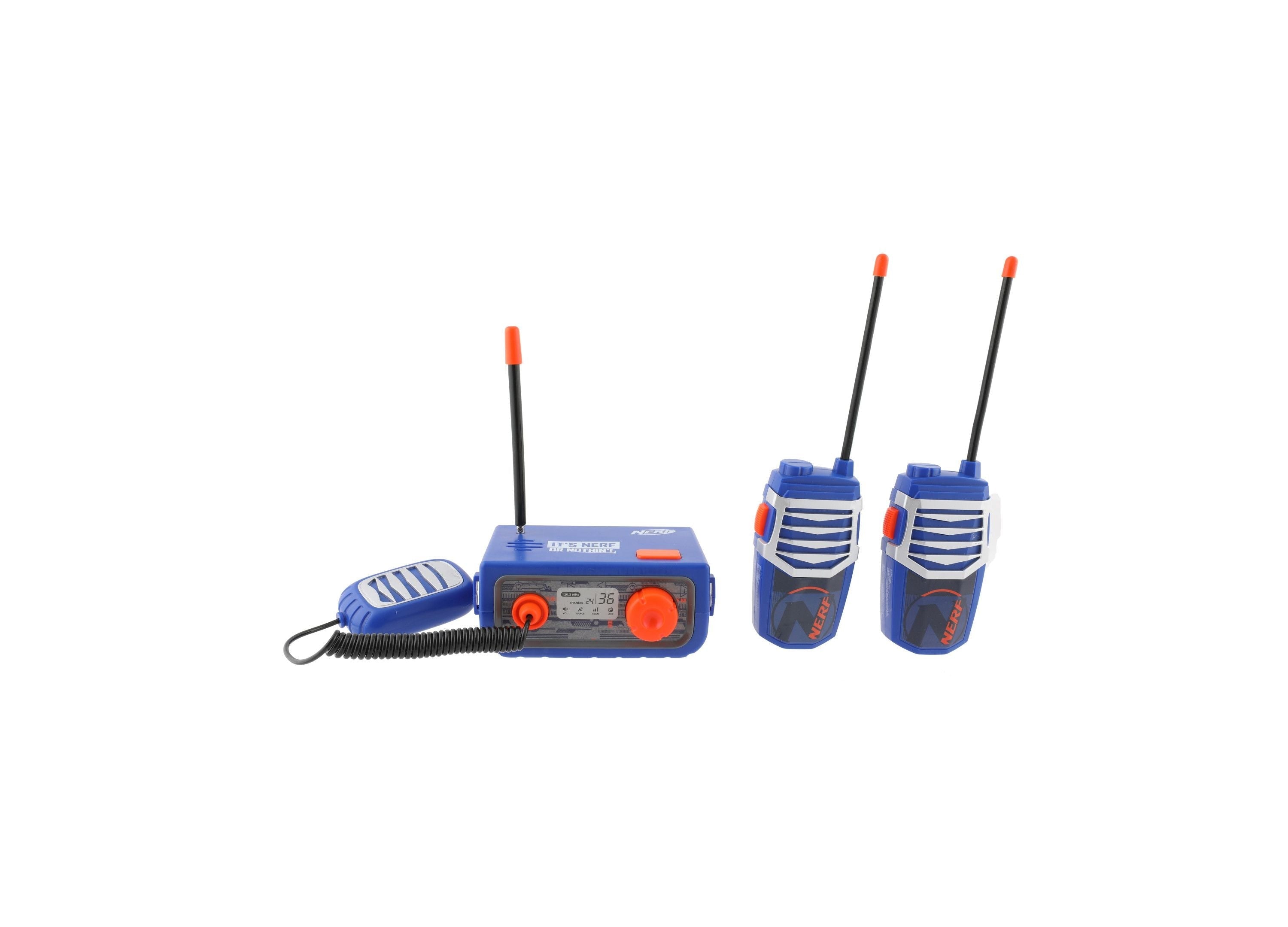 Nerf 3-Way Walkie Talkie Base Station Kit