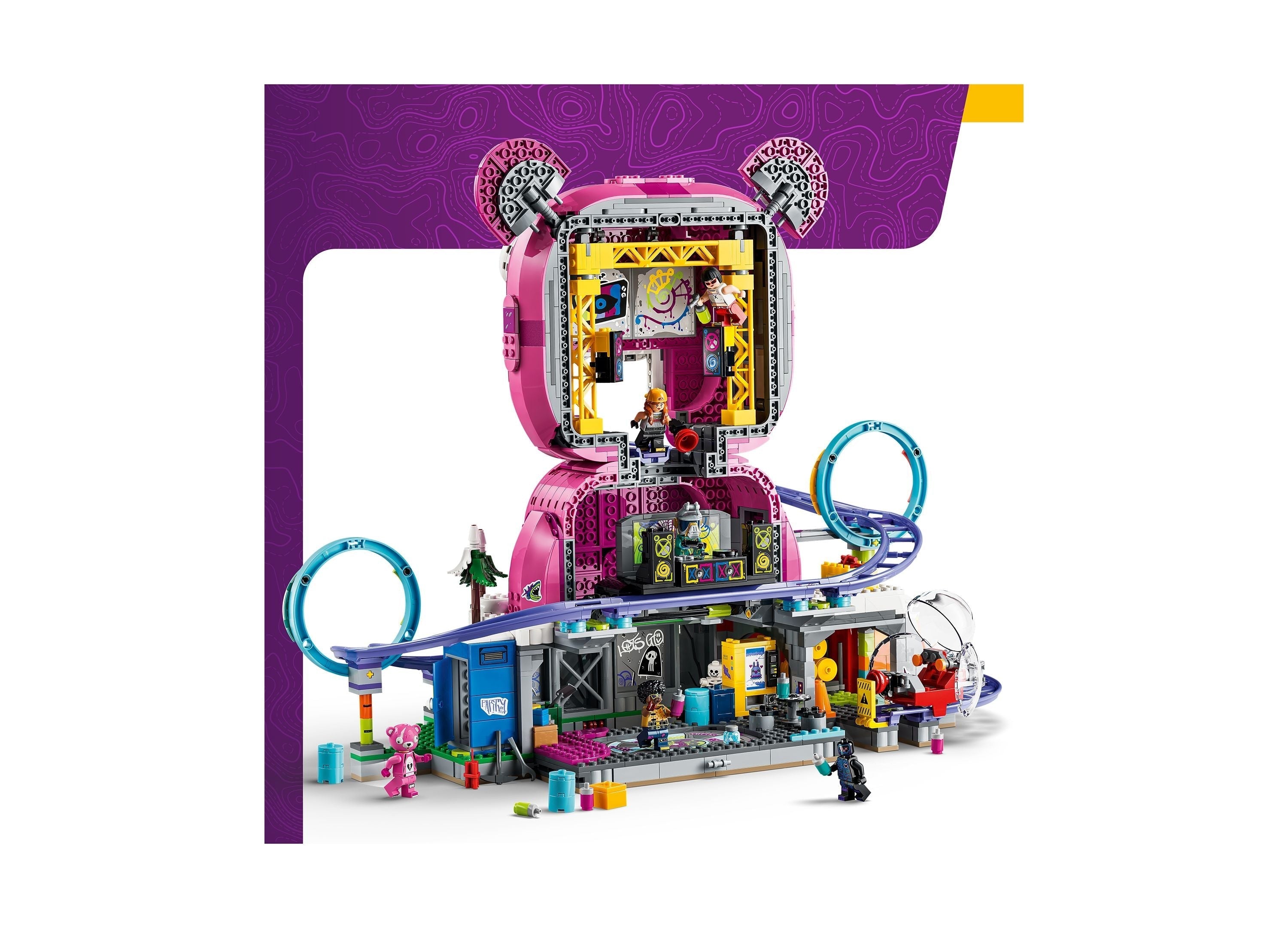 LEGO Fortnite Rave Cave 1,963-Piece Building Set With 6 Minifigures
