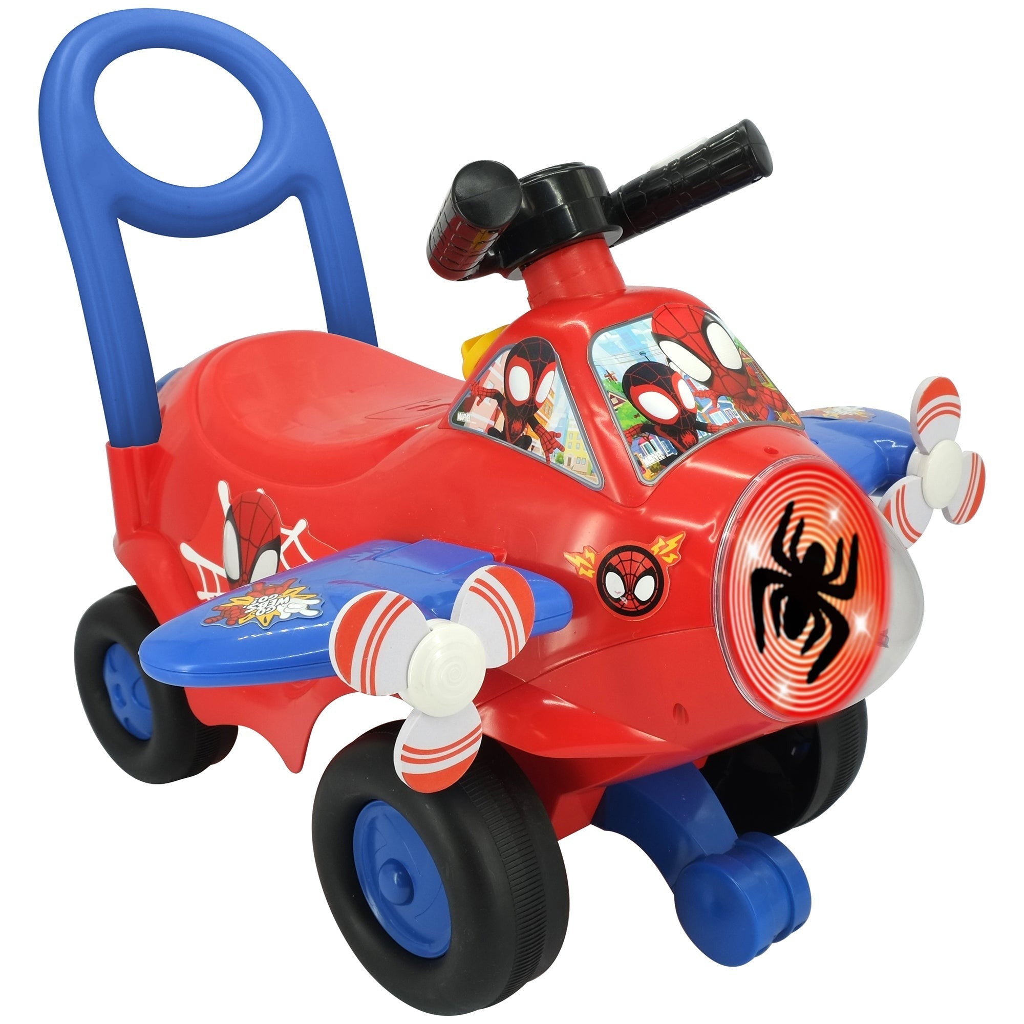 Spidey Activity Plane Ride-On With Lights And Sounds
