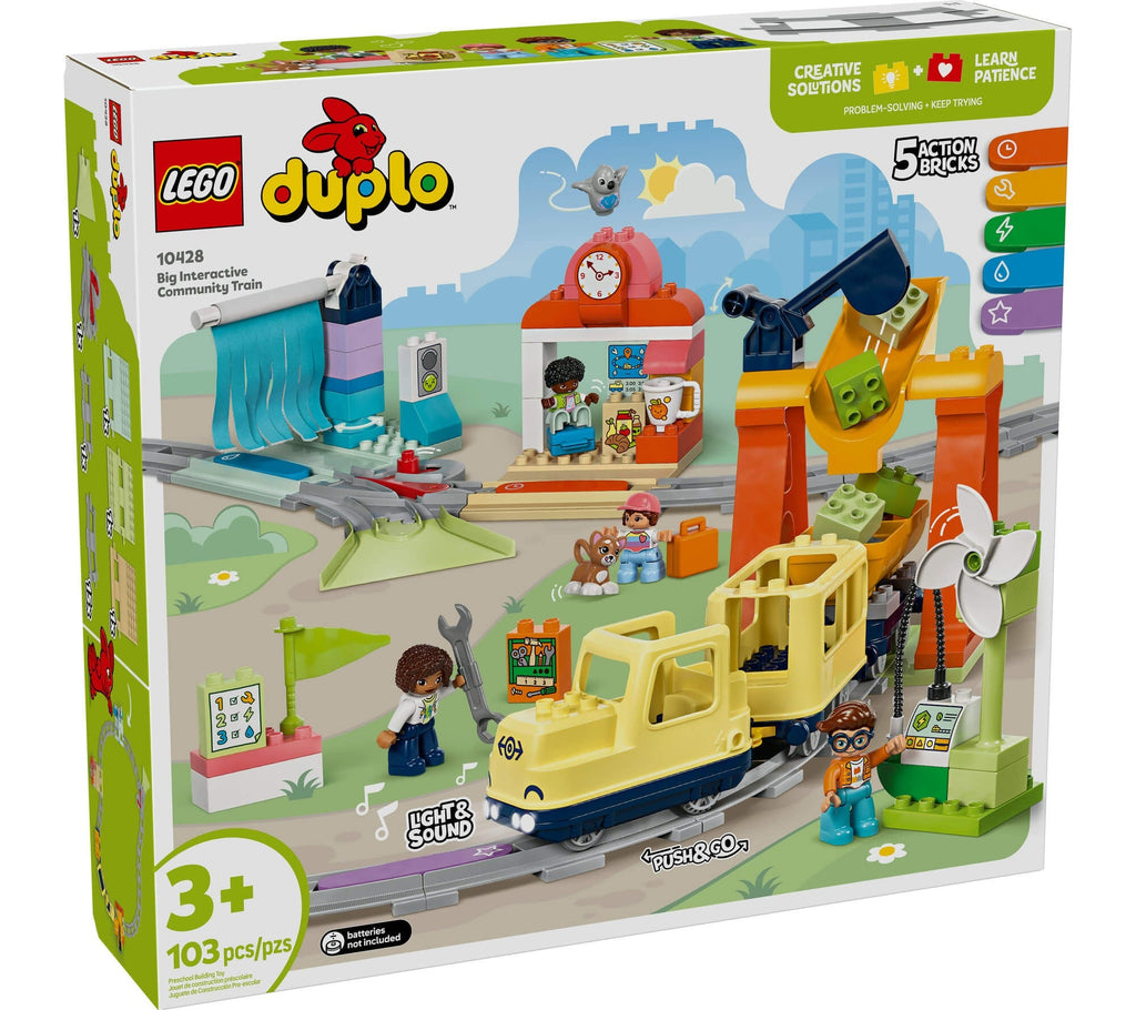 LEGO DUPLO Town Big Interactive Community Train Set 10428