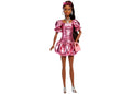 Barbie Deluxe Style Fashion Doll - High Ponytail in Metallic Coral Dress