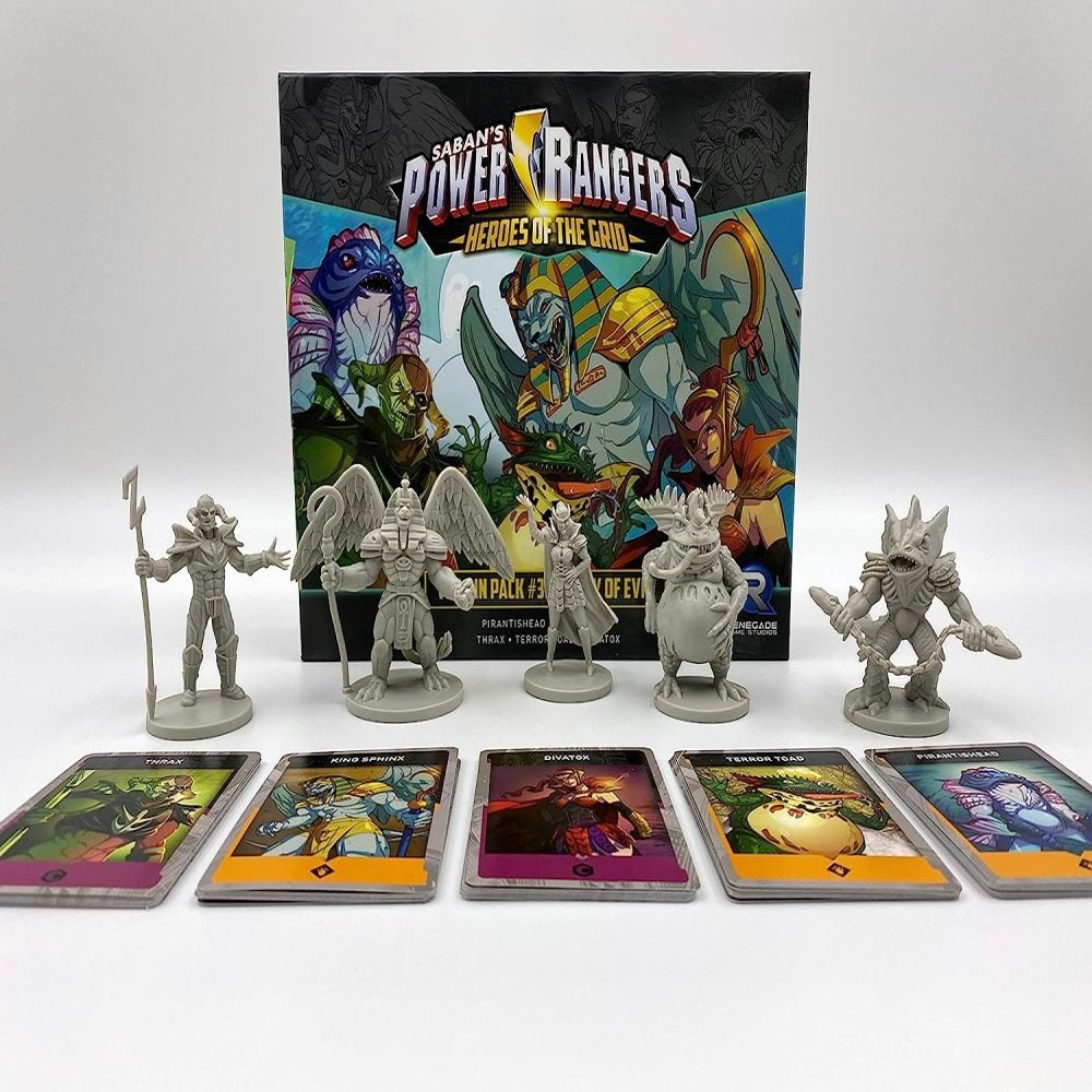 Power Rangers: Heroes of the Grid Villain Pack #3 Legacy of Evil Expansion Set