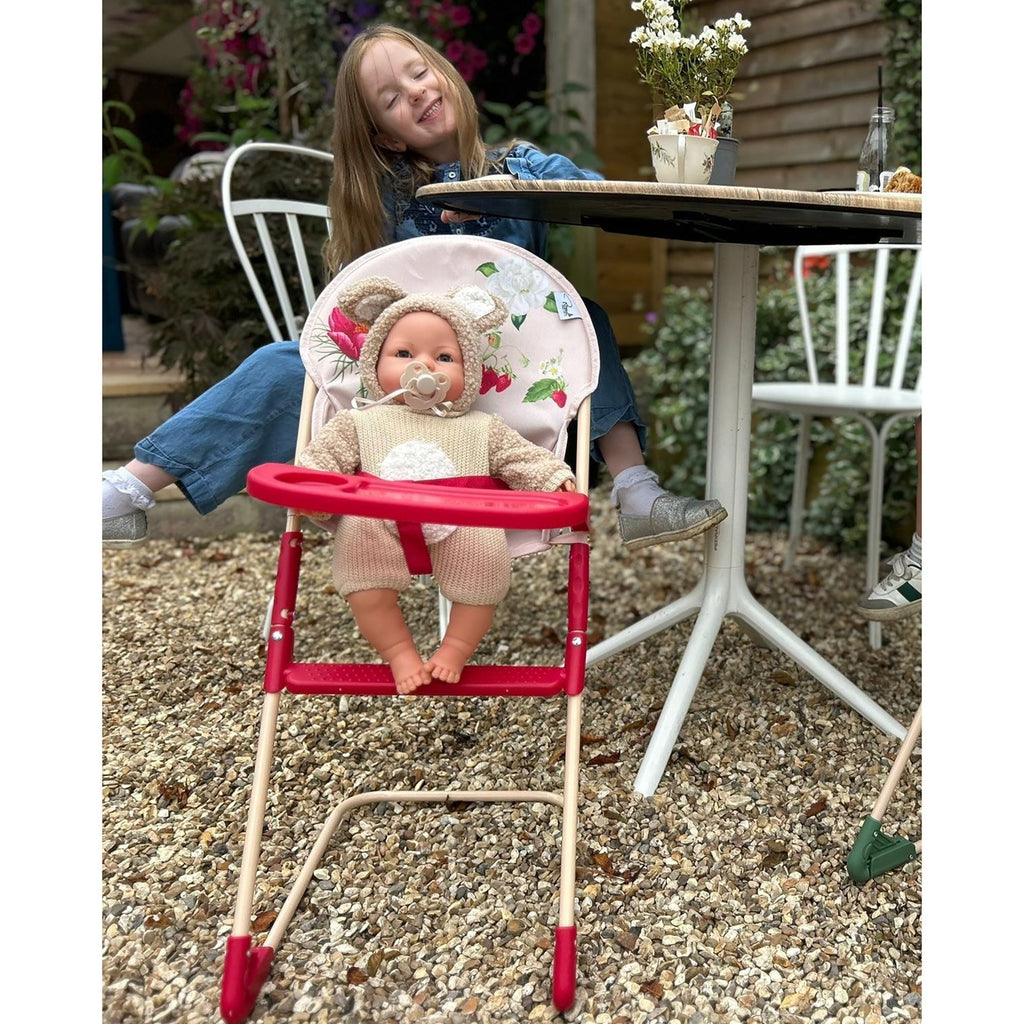 Roma RHS Flora Doll High Chair With Feeding Tray