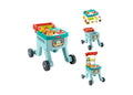 Fisher-Price Laugh and Learn 4-in-1 Snack Cart Walker with 14 Play Pieces