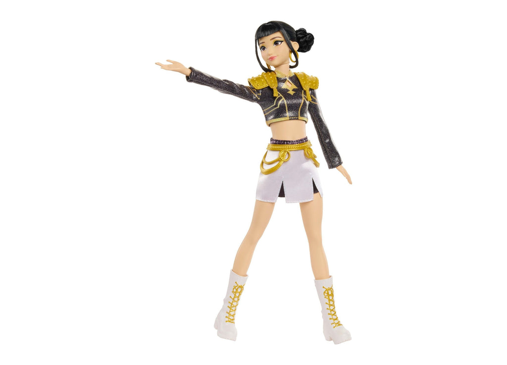 KPop Demon Hunters Zoey Golden 12.75-Inch Singing Doll with 5 Posable Joints