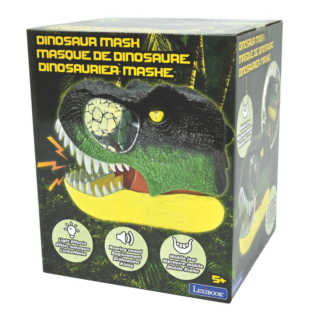 LEXIBOOK Realistic Dinosaur mask with sound and light effects