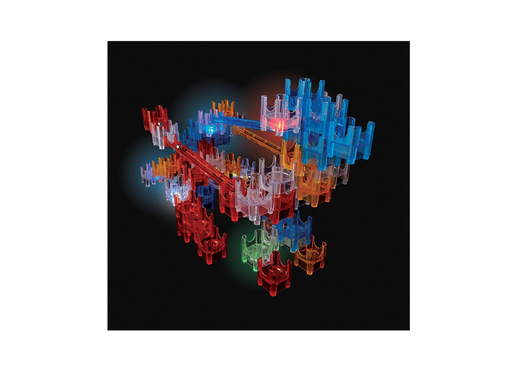 MindWare Q-BA-MAZE 2.0 Deluxe Lights Set - Interactive Marble Maze