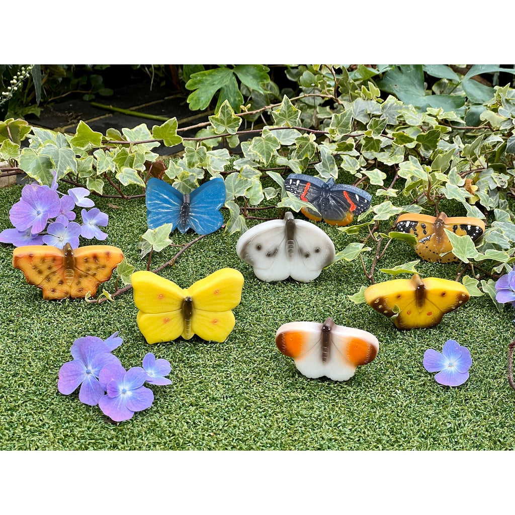Yellow Door Sensory Play Stone Butterflies - Set of 8