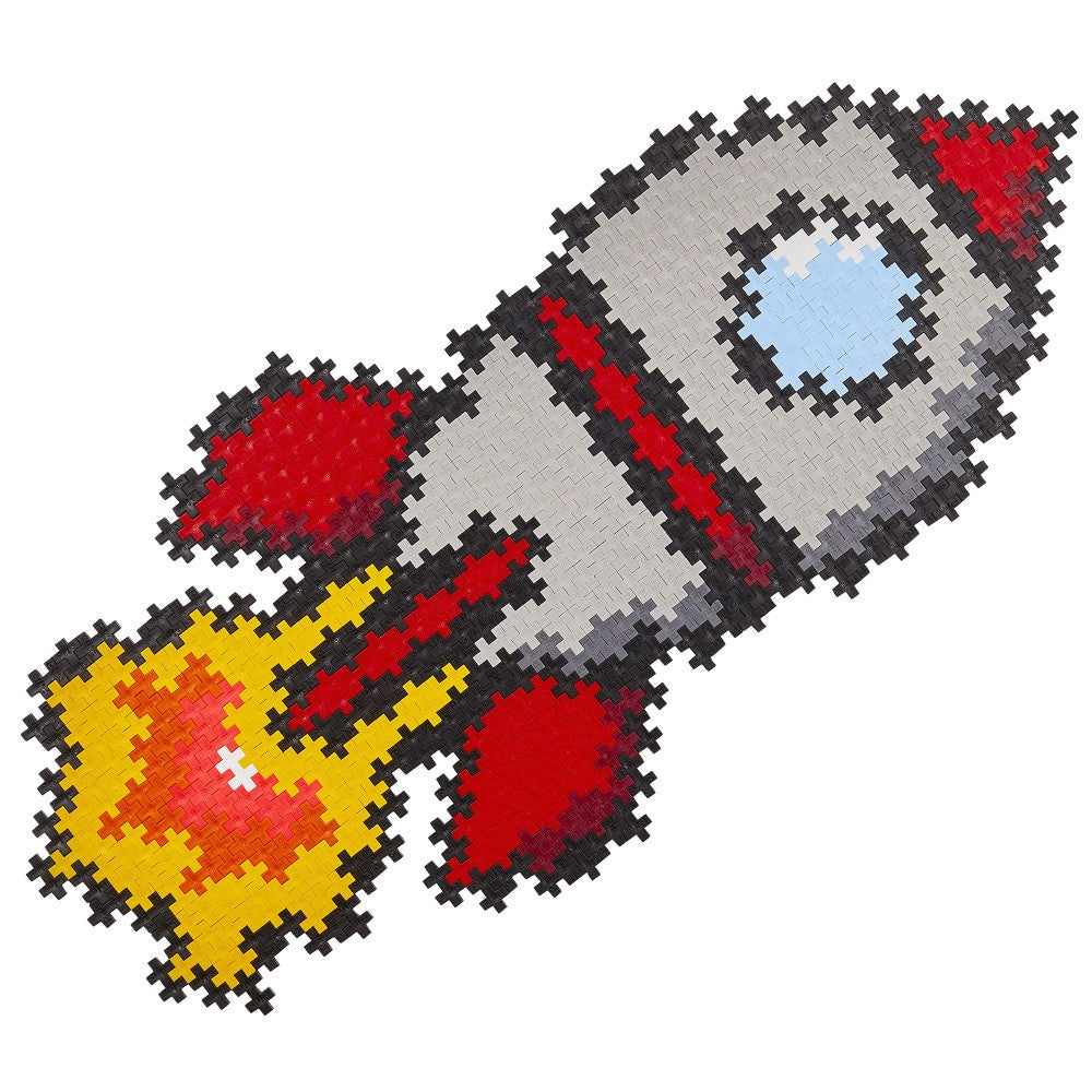 Plus-Plus Puzzle by Number Rocket - 500 Piece Creative Set for Kids Ages 5+