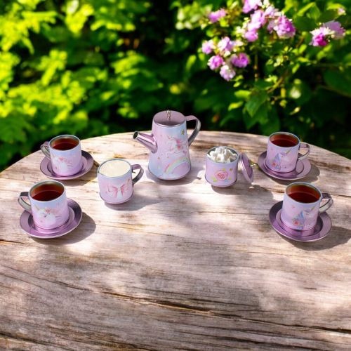 Unicorn 13pc Tin Tea Set BF