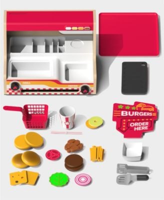 Geoffrey's Toy Box Grill Fry Burger Counter Playset