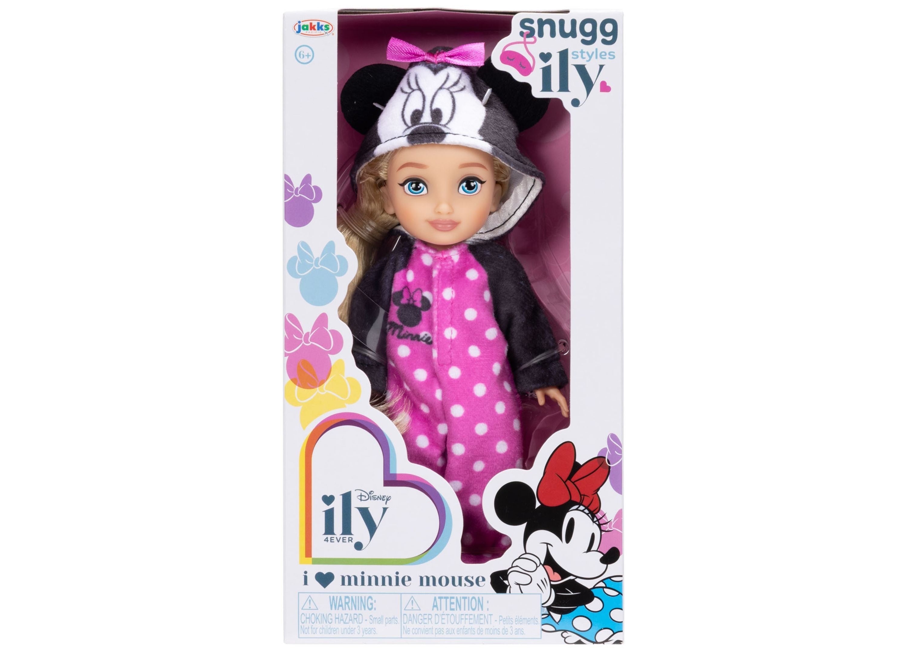 Disney ILY Minnie 6-Inch Onesie Doll With Rooted Hair