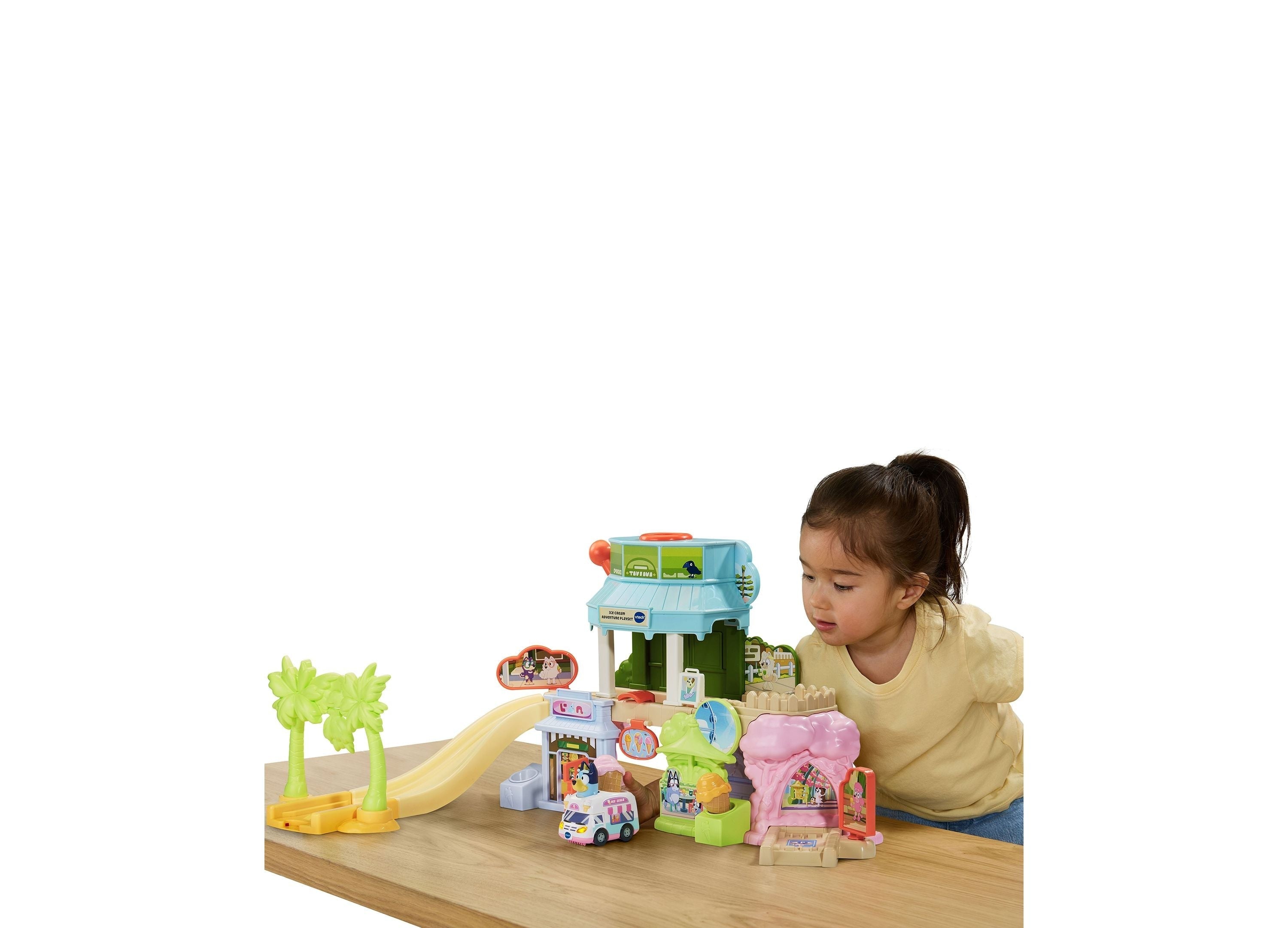 Bluey Ice Cream Adventure Playset With SmartPoint Sounds & Interactive Track