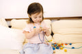 Classic World 90 Lacing Beads - Natural Wood - Colorful Educational Toy