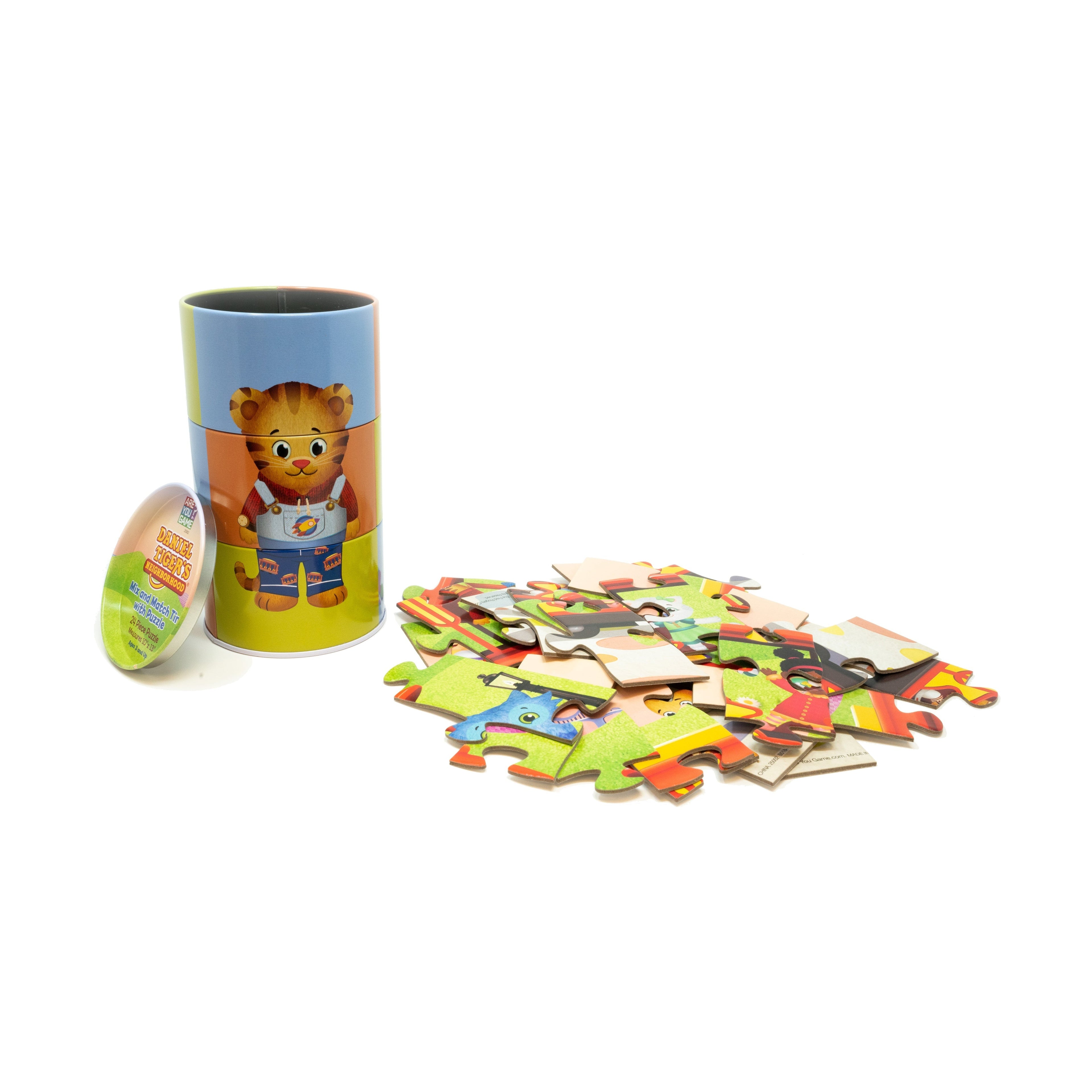 Daniel Tiger's Neighborhood 24-Piece Mix And Match Tin Puzzle