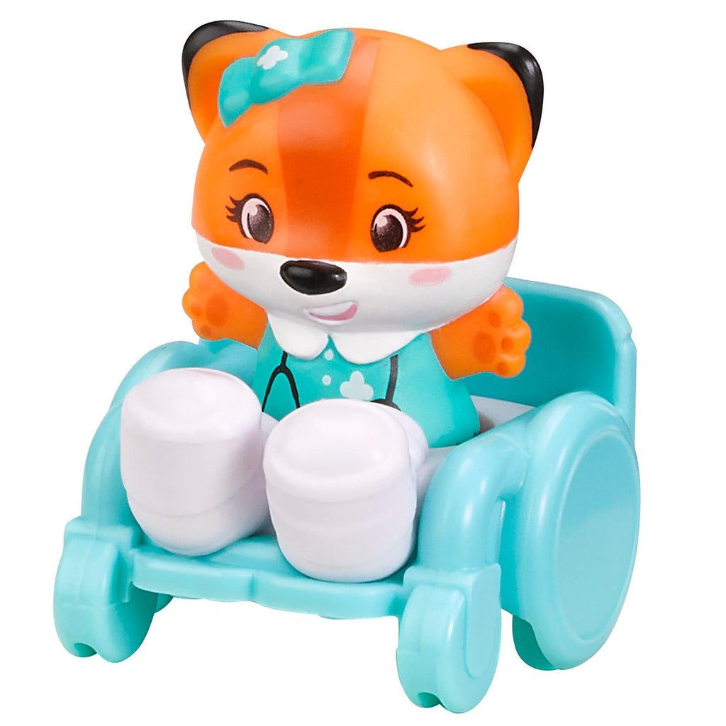 Timber Tots Care Center Medical Playset with Fox Figurine