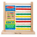 Melissa & Doug Classic Wooden Abacus - Counting & Color Learning Toy