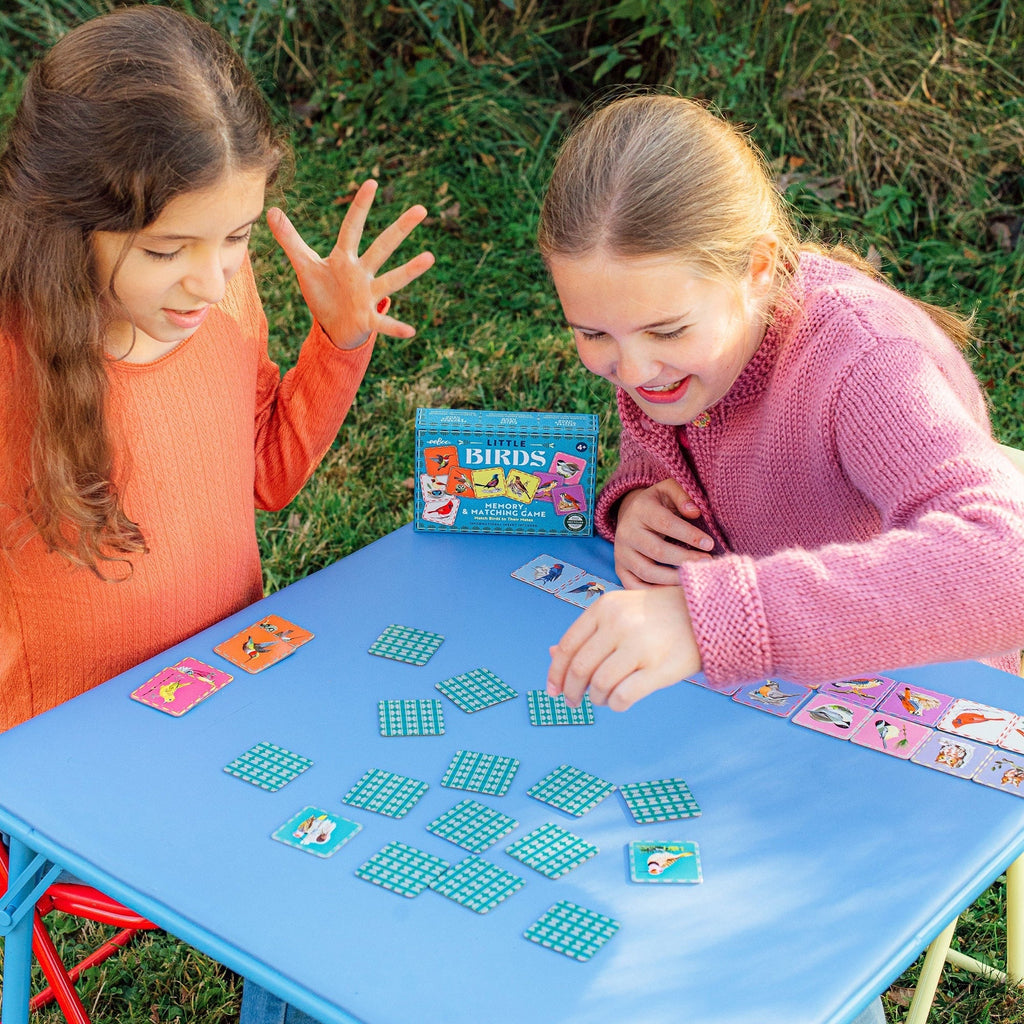 eeBoo Little Birds Memory Matching Game - 18 Illustrated Pairs