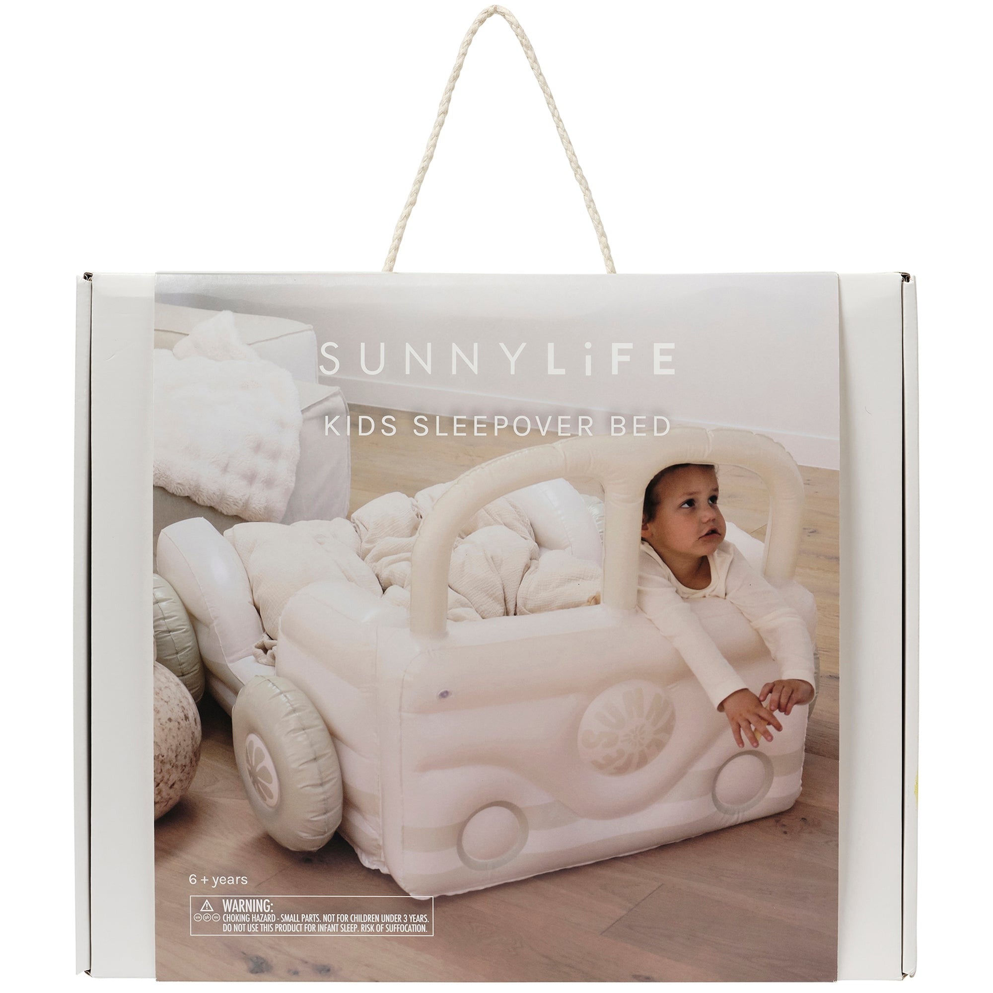 Sunnylife Kids Summer Van Sleepover Bed - Inflatable Indoor-Outdoor Fun