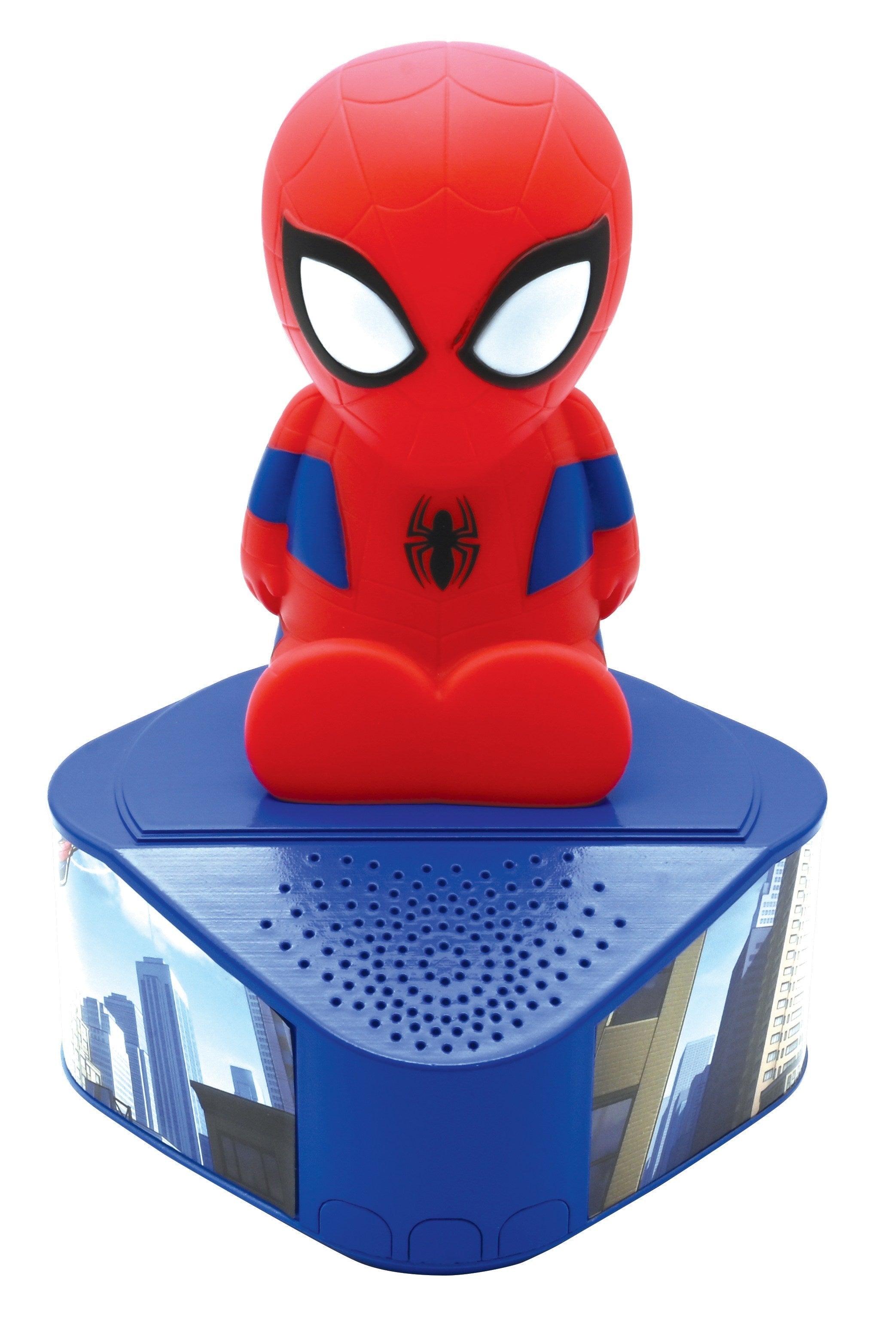 Marvel Spider-Man Illuminating Bluetooth Speaker - Light-Up Eyes - Red