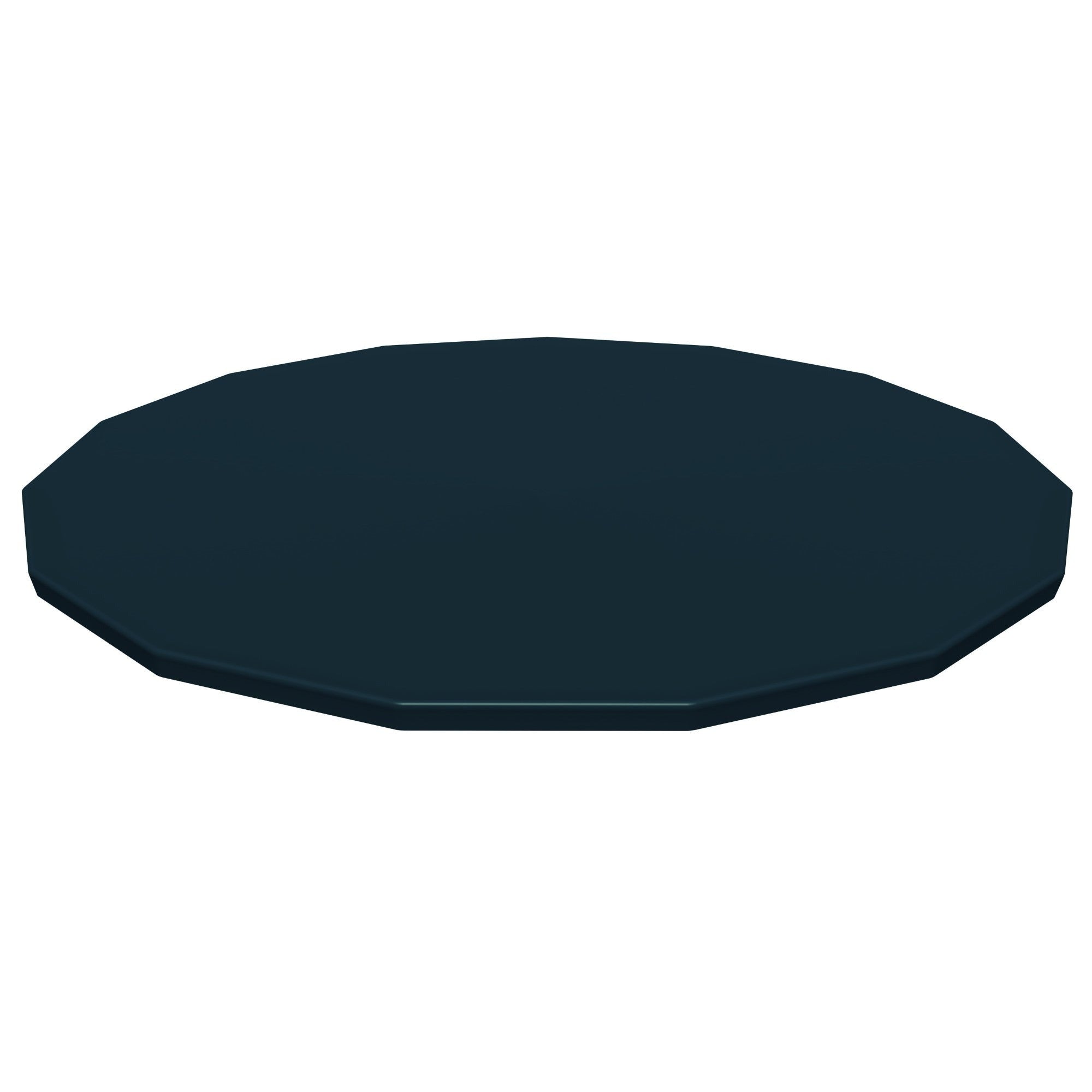 Flowclear Pool Cover For 10-Foot Pools With Drain Holes And Ropes