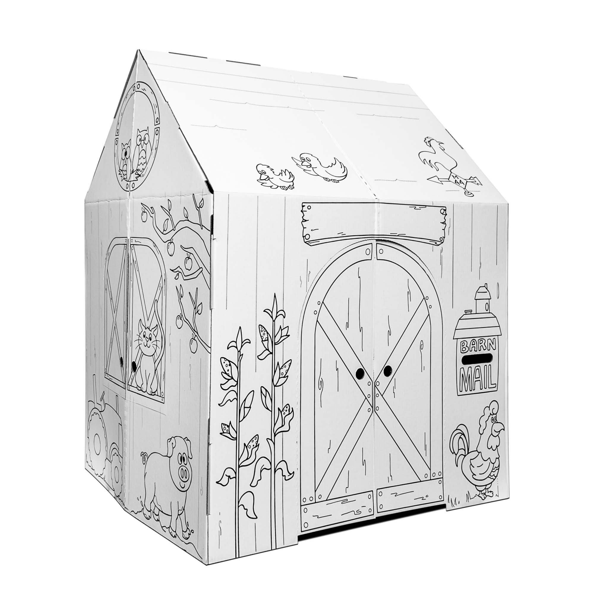 Easy Playhouse Barn – Creative Indoor and Outdoor Fun