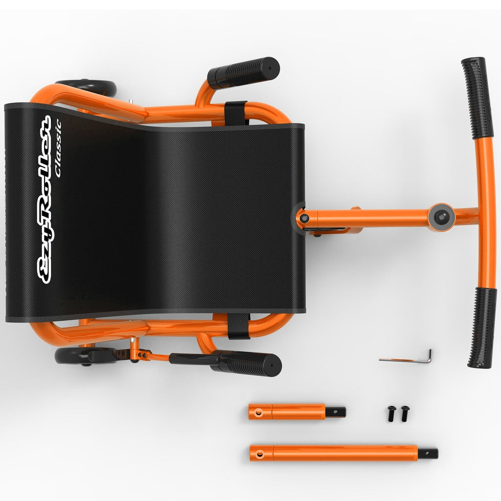 EzyRoller Classic Ride-On With Extendable Frame - GoMango Orange