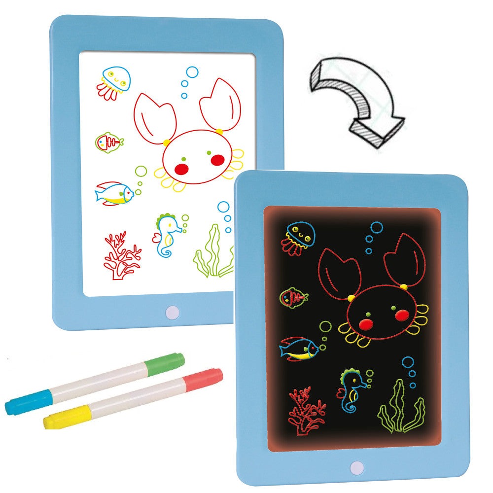 Buddy & Barney Artistic Neon Glow Drawing Board Kit
