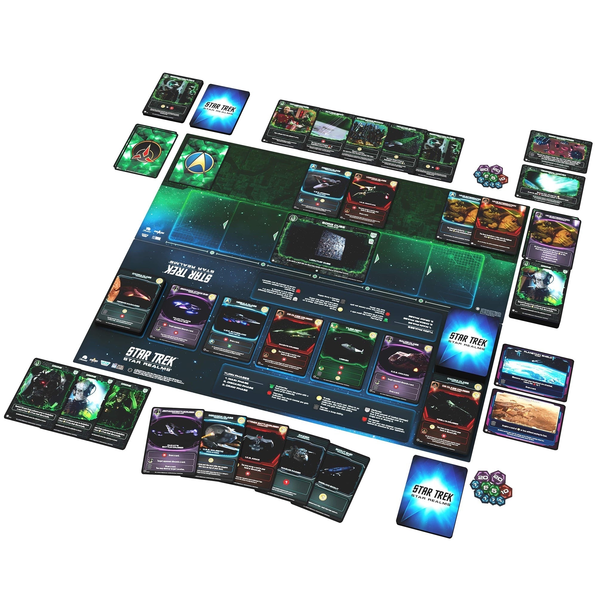 Star Trek: Star Realms Borg Invasion Expansion Deck Building Card Game