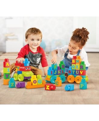 Mega Bloks First Builders 60-Piece ABC Learning Train Set