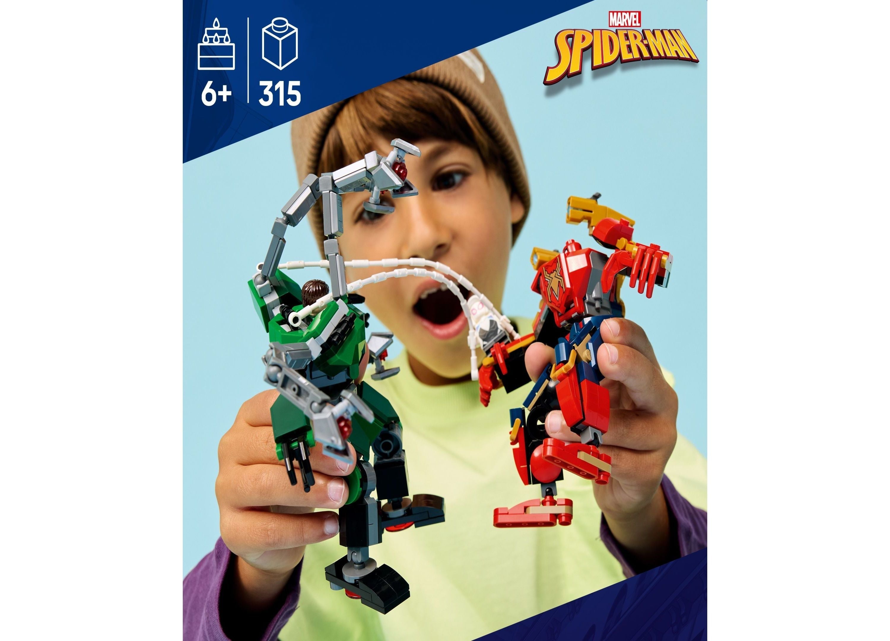 LEGO Marvel Spider-Man vs. Doc Ock Mech Battle Set 76338 - 315 Pieces