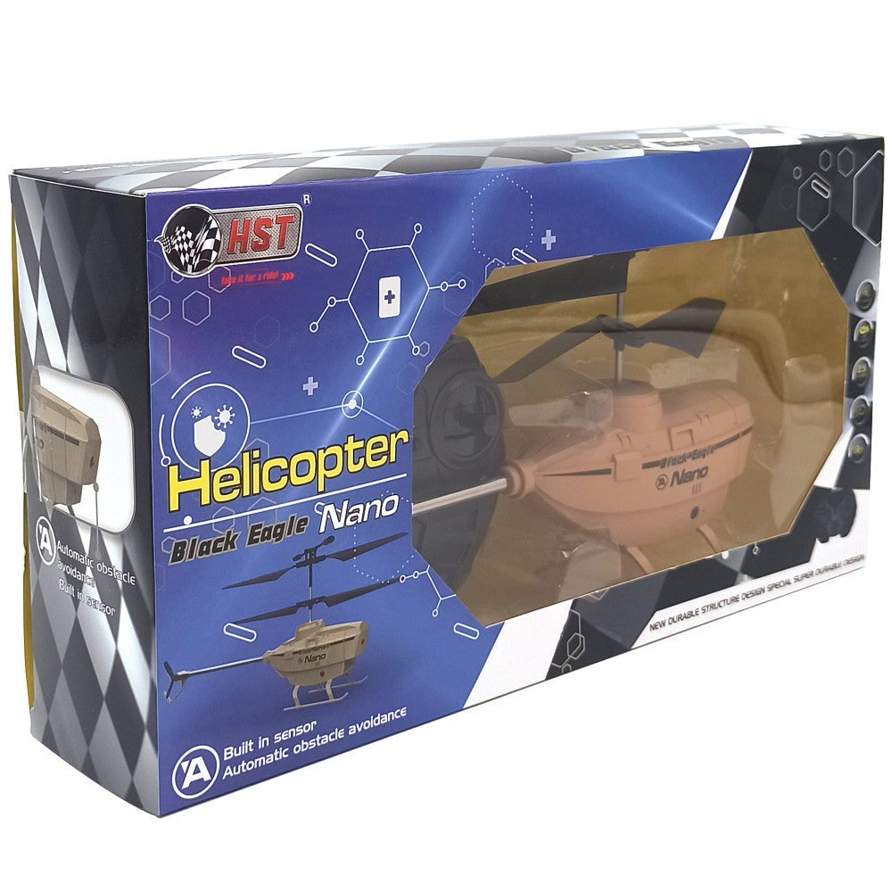 HST Black Eagle Nano R/C Helicopter - Surprise Color: Tan OR Gray