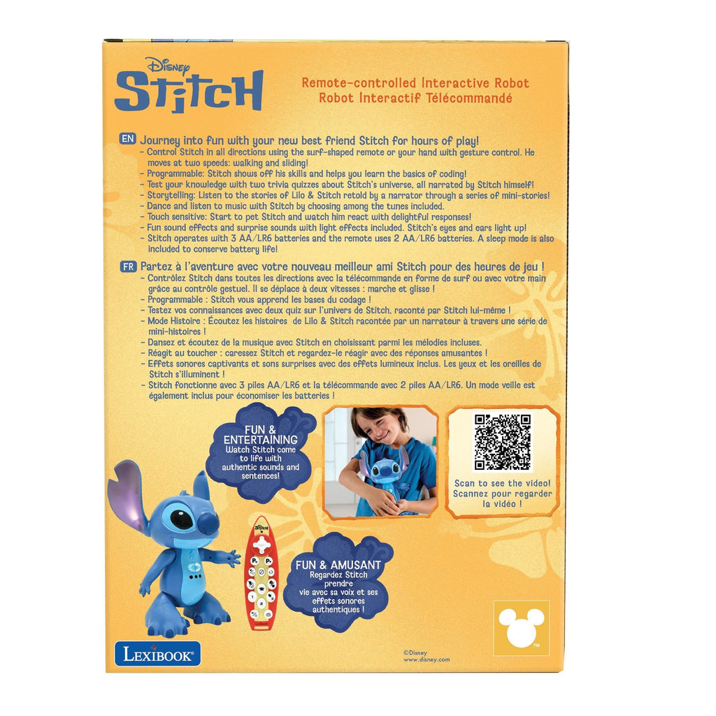STITCHEN Interactive Remote-Controlled Stitch - Real Voice Animatronic