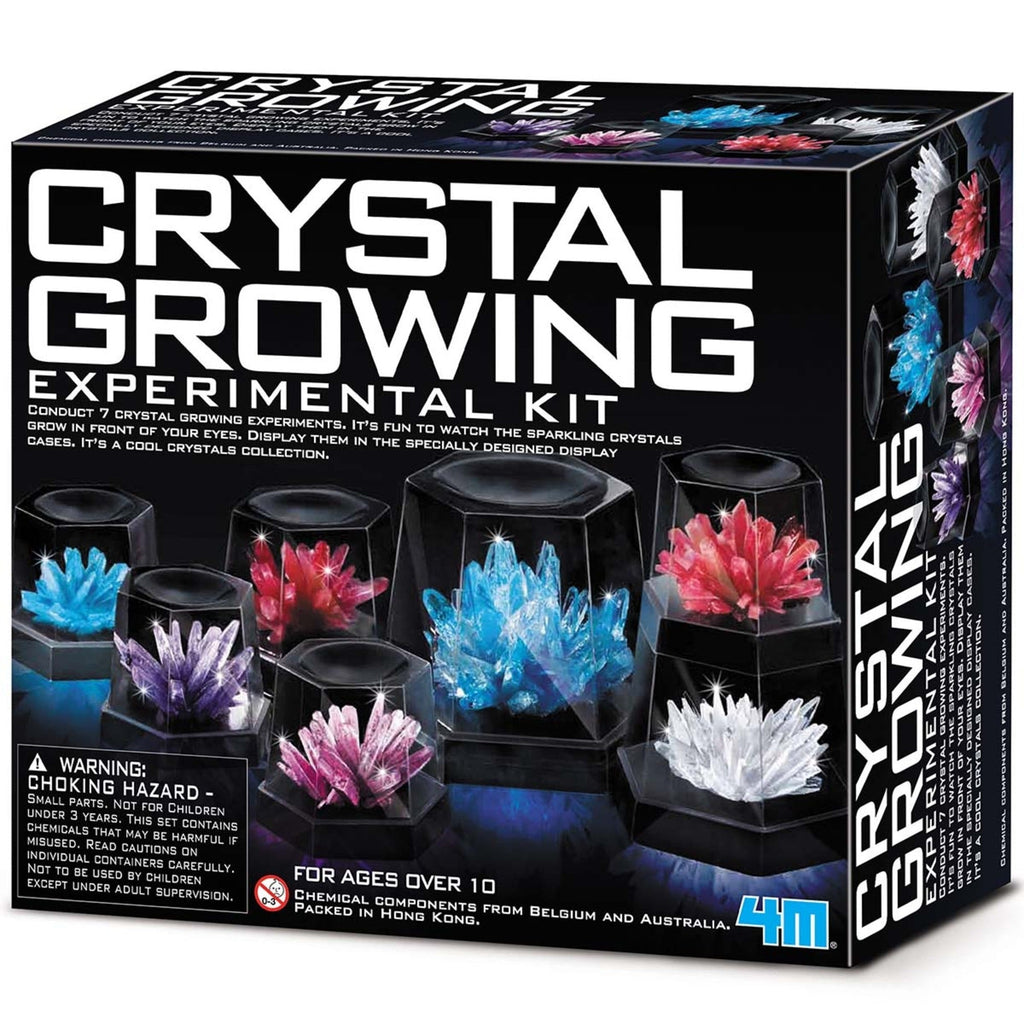 4M Crystal Growing Experimental Kit - Grow 7 Colorful Crystals STEM Craft