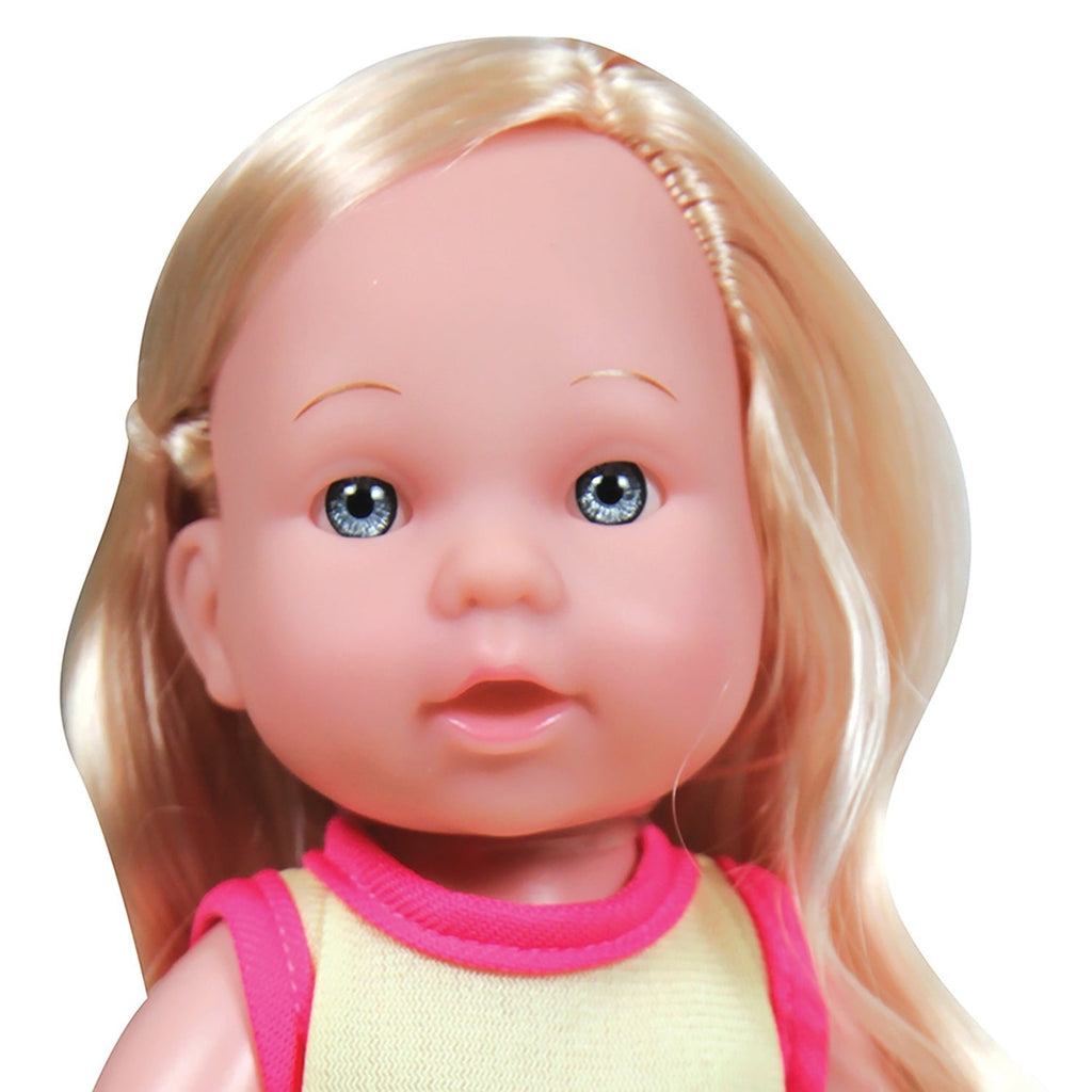 Charming Playtime Makeup Table Set with 8" Toddler Doll, Pink