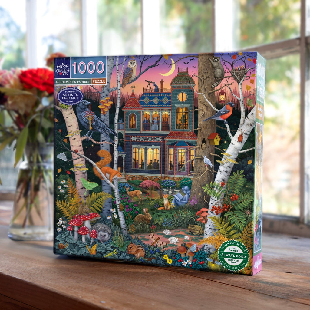 eeBoo Piece & Love Alchemist's Forest 1000-Piece Jigsaw Puzzle