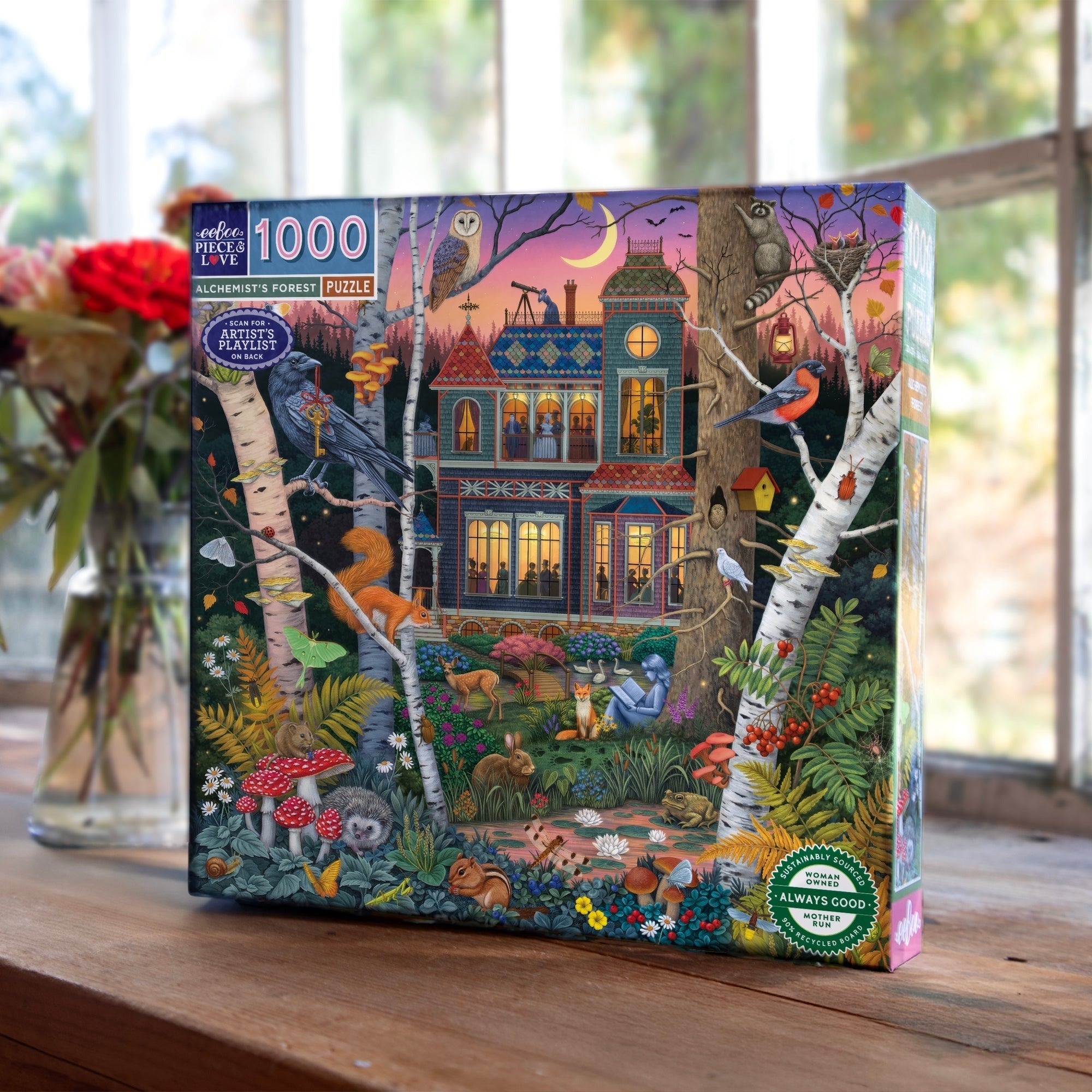 eeBoo Piece & Love Alchemist's Forest 1000-Piece Jigsaw Puzzle