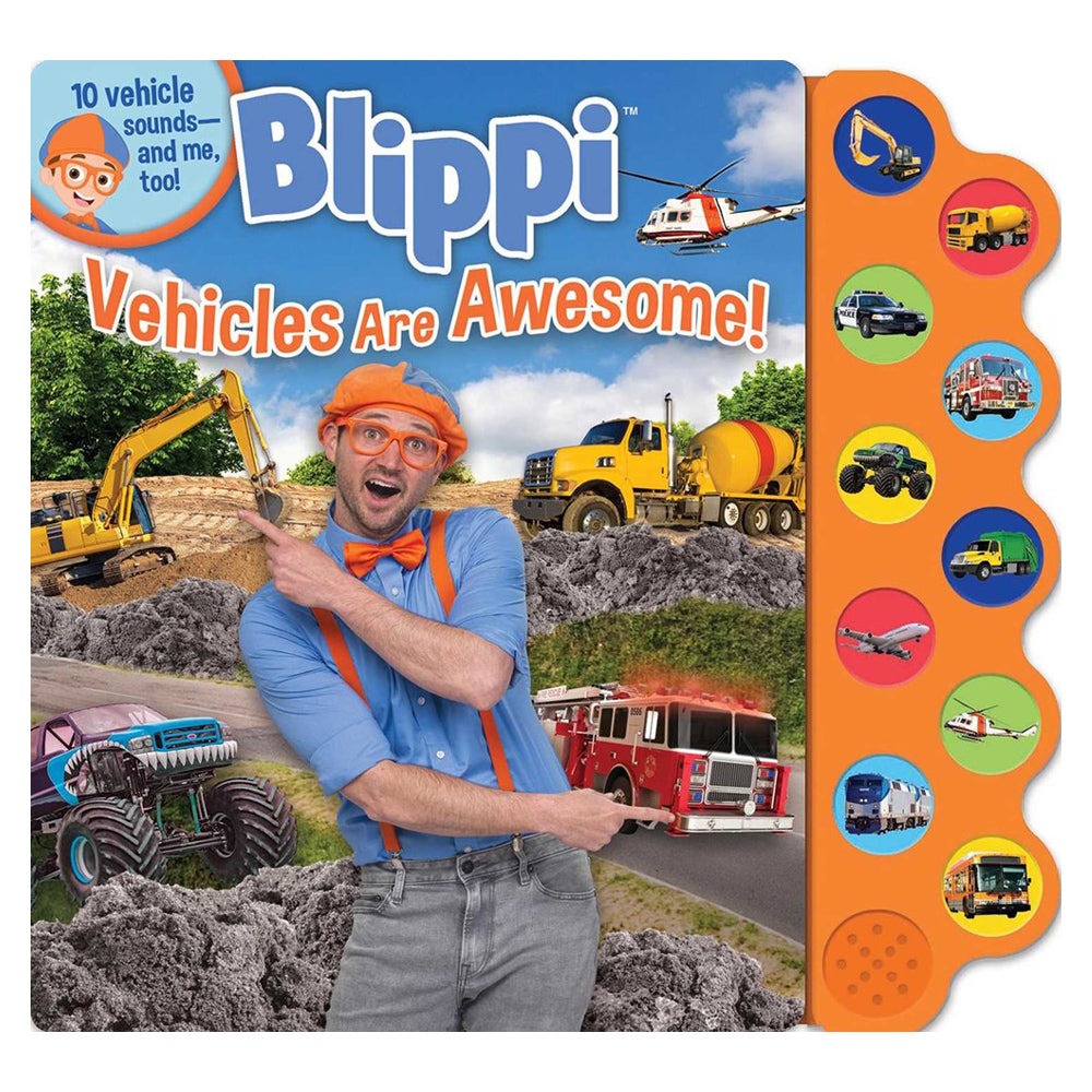 Blippi's Amazing Vehicle Discovery Sound Book