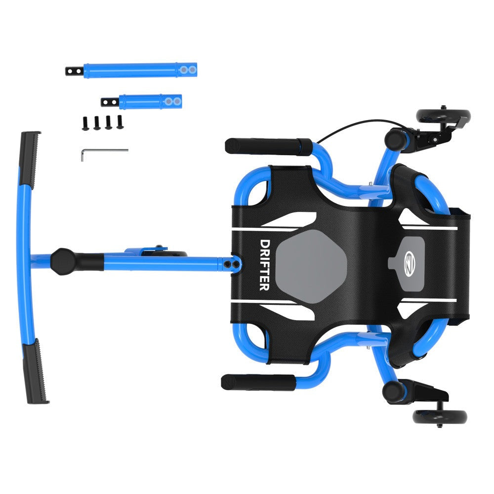 EzyRoller - Drifter X Series - Blue Ride-On Scooter for Kids and Adults