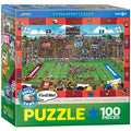Eurographics Spot & Find Football Jigsaw Puzzle - 100 pc