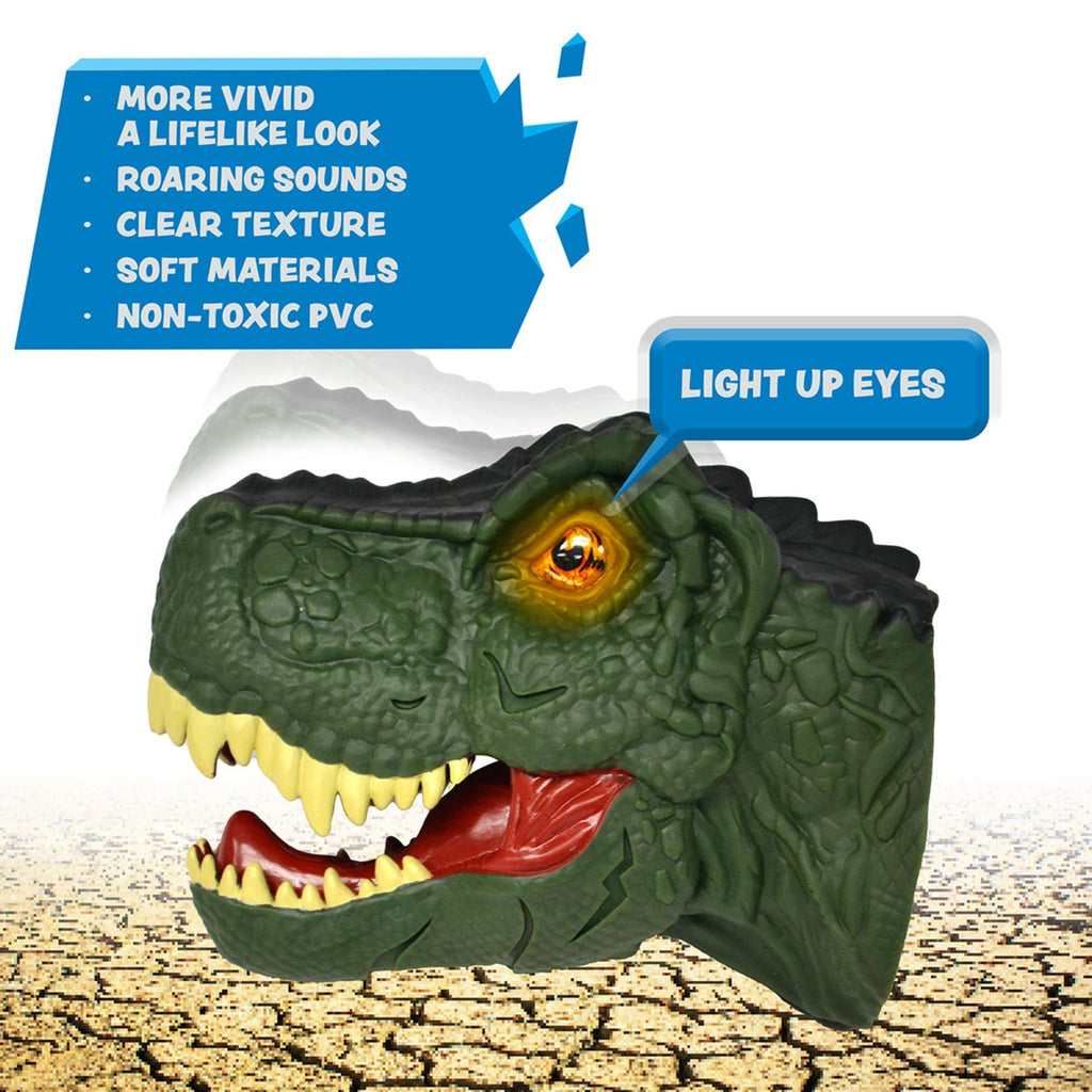 Dragon-i Mighty Megasaur Megahunter T-Rex Hand Puppet With Sound Effects