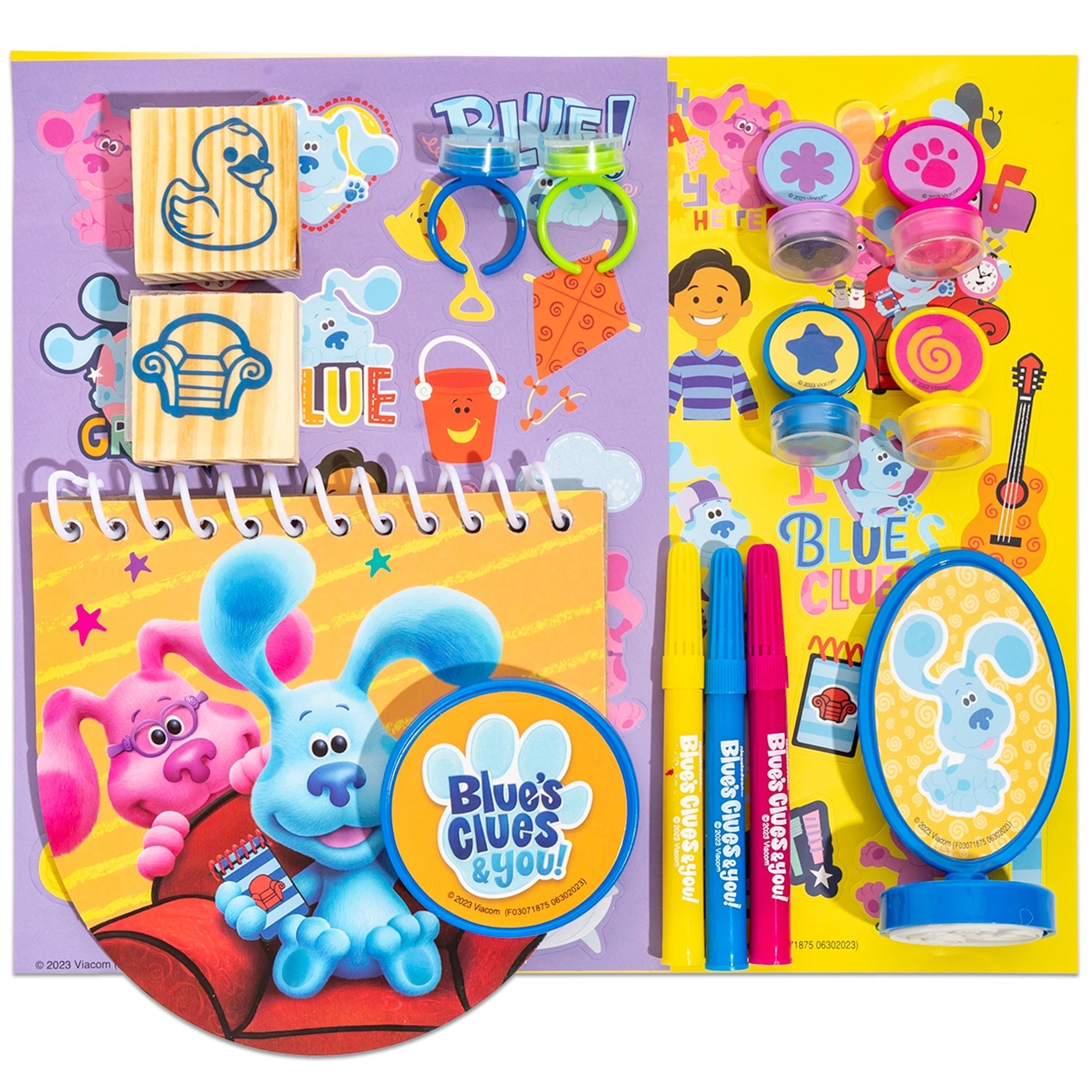 Blue's Clues Stamp & Doodle Creative Set With Notebook