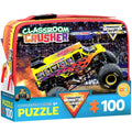 Eurographics Monster Jam Classroom Crusher 100-Piece Puzzle & Lunch Bag
