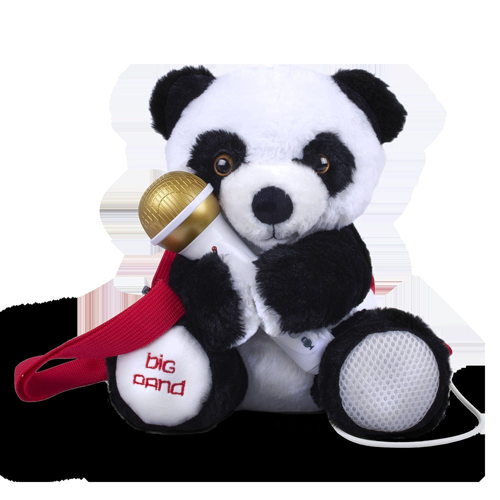 Singing Machine Kids Sing-Along Crew Big Pand Plush Karaoke Backpack