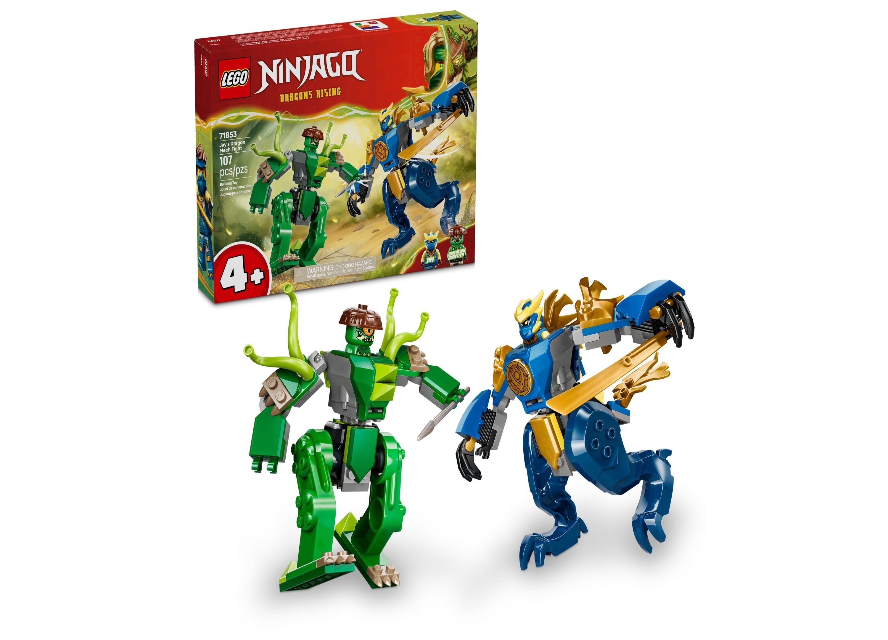 LEGO® Ninjago Jay's Dragon Mech Fight Building Set, 71853