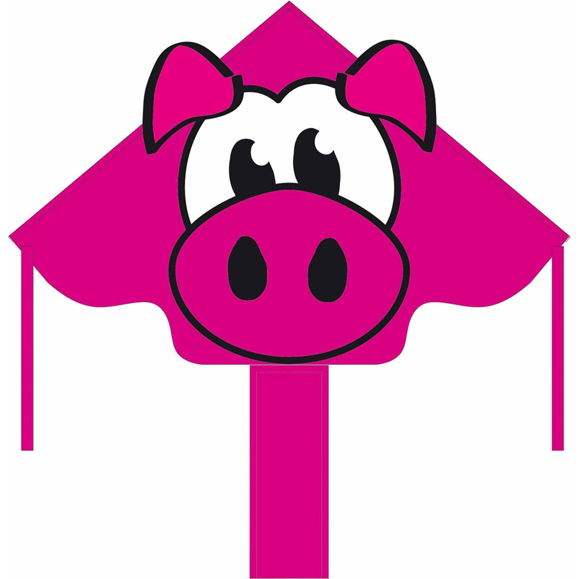 Whimsical Winged Piglet Kite - Sky High Fun for All Ages