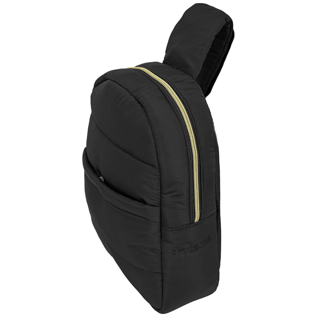 Style.Lab Bekah Puffer Feather-Light Dual Bag Set - Black