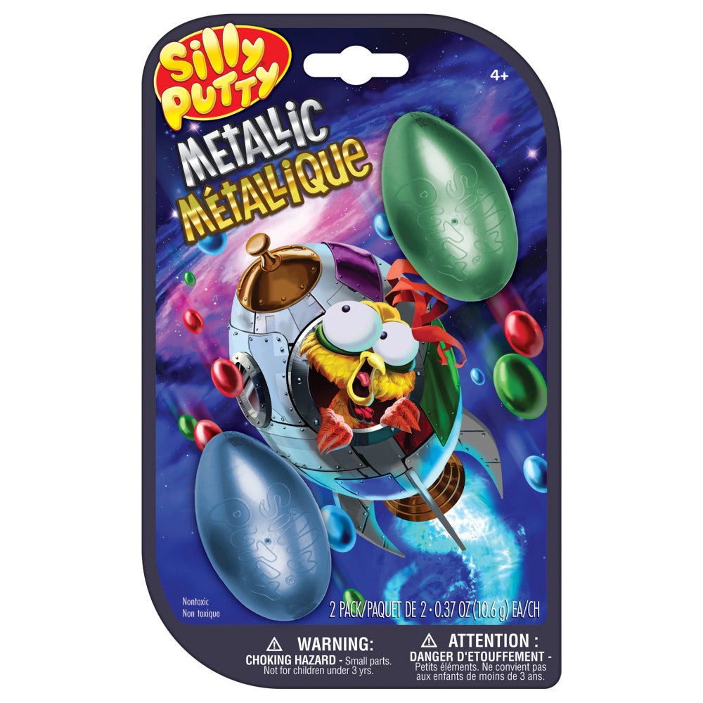 Crayola Silly Putty Metallic Eggs - Assorted Colors, 8 Pack